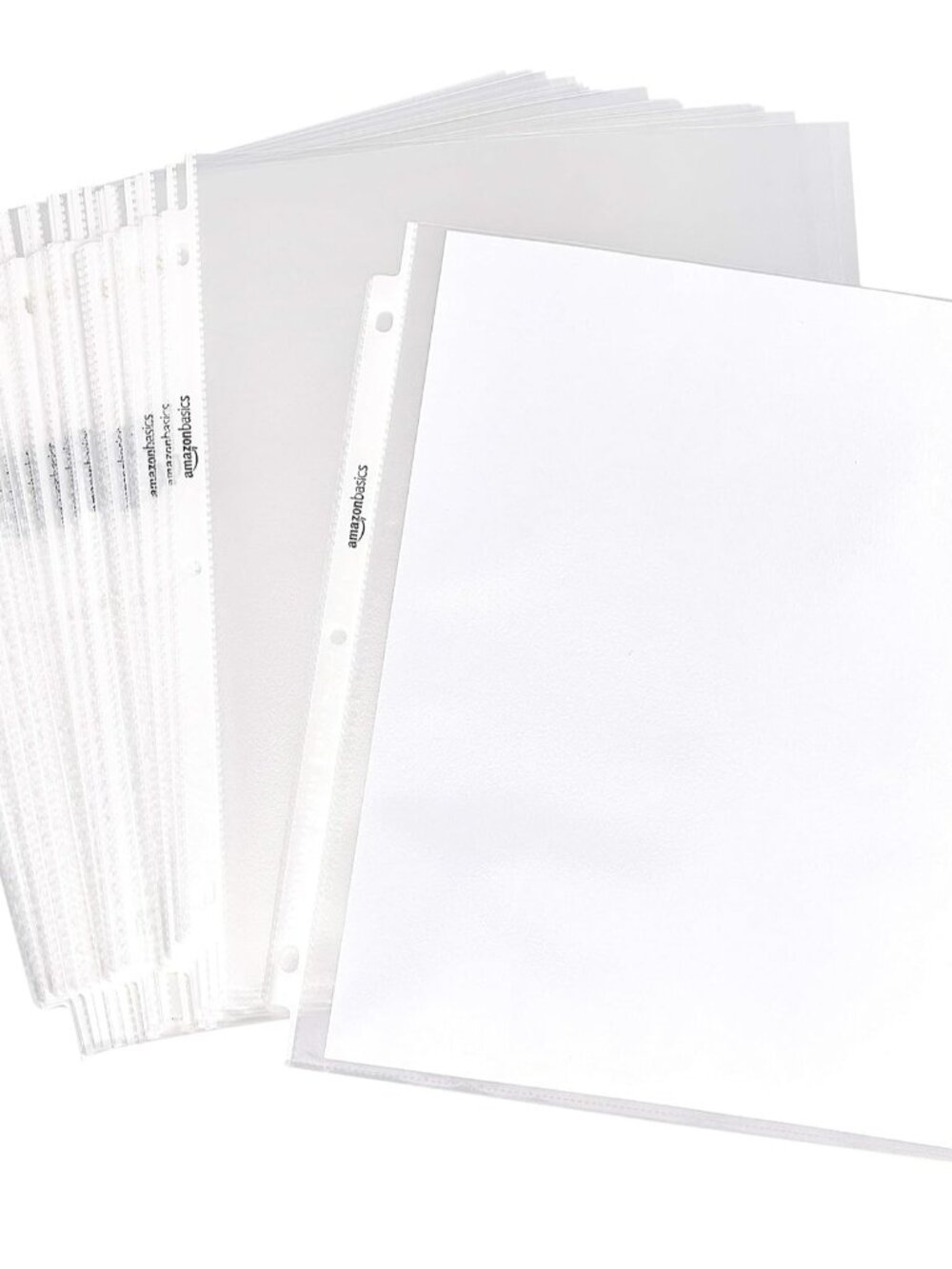Sheet Protectors for 3 Ring Binder, Non-Glare, Top Loading, Letter Size 8.5 x 11